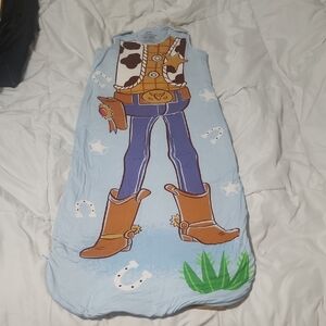 Little Sleepies Light Blue Cowboy Boot Sleep Sack